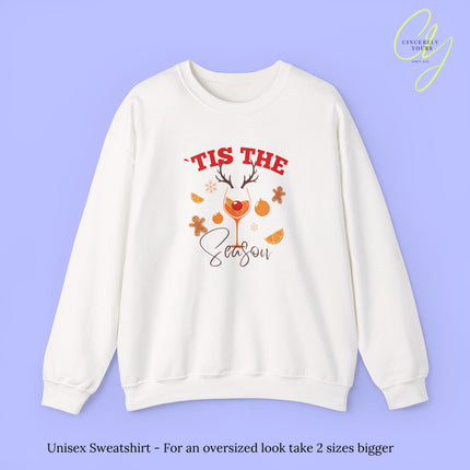 Christmas Sweatshirt | Tis the season Spritz Cocktail
