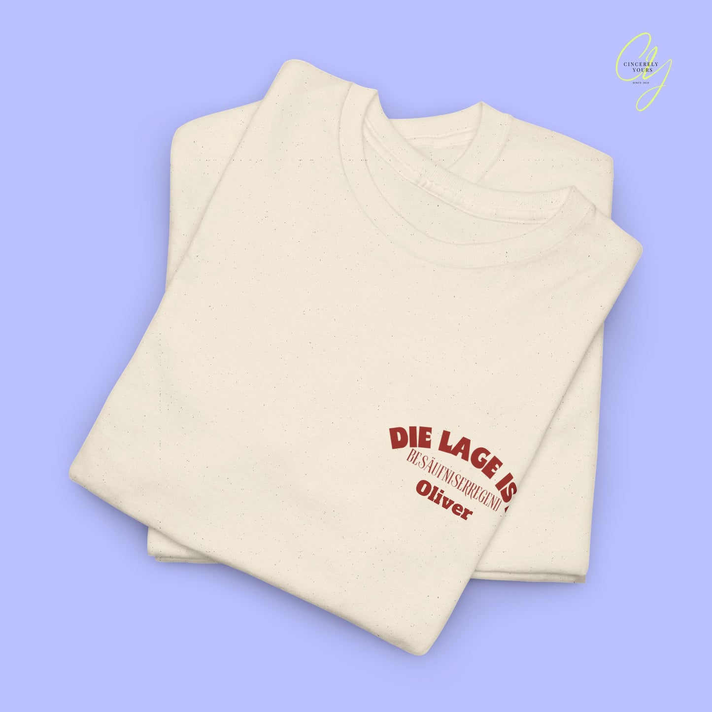 Mallemaus Shirt Malle Maus  —  Die Lage ist besäufniserregend Bierkrug (Customizable)