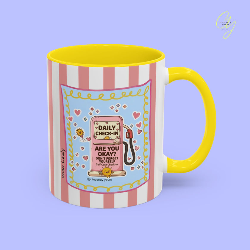Self care mug - are you okay daily care personalized gift