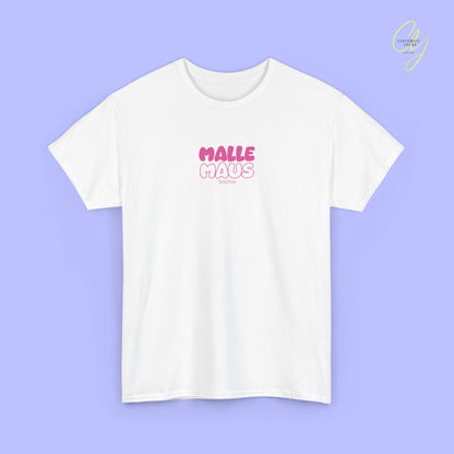 Mallemaus Shirt  —  Malle Maus T-Shirt pink backprint(Customizable)