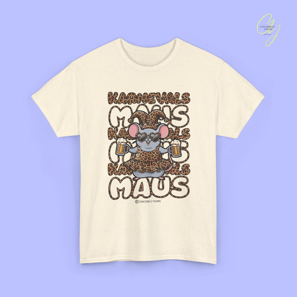 Karneval Shirt | Karnevals Maus Leopard Chantal