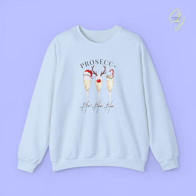 Christmas Sweatshirt | Prosecc- ho ho ho