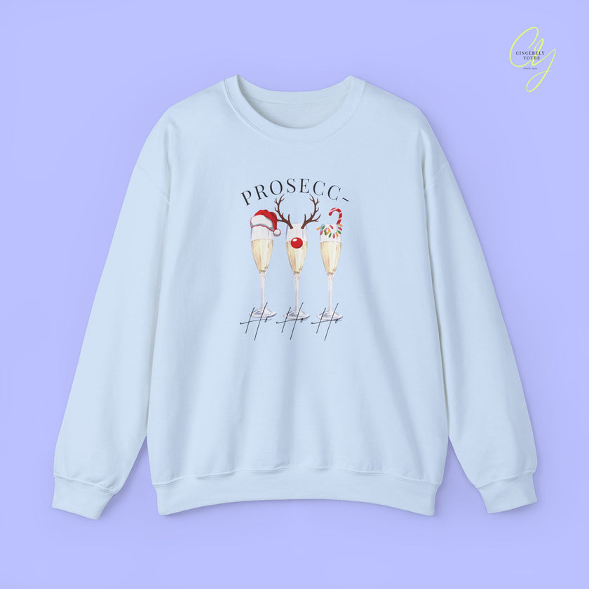 Christmas Sweatshirt | Prosecc- ho ho ho