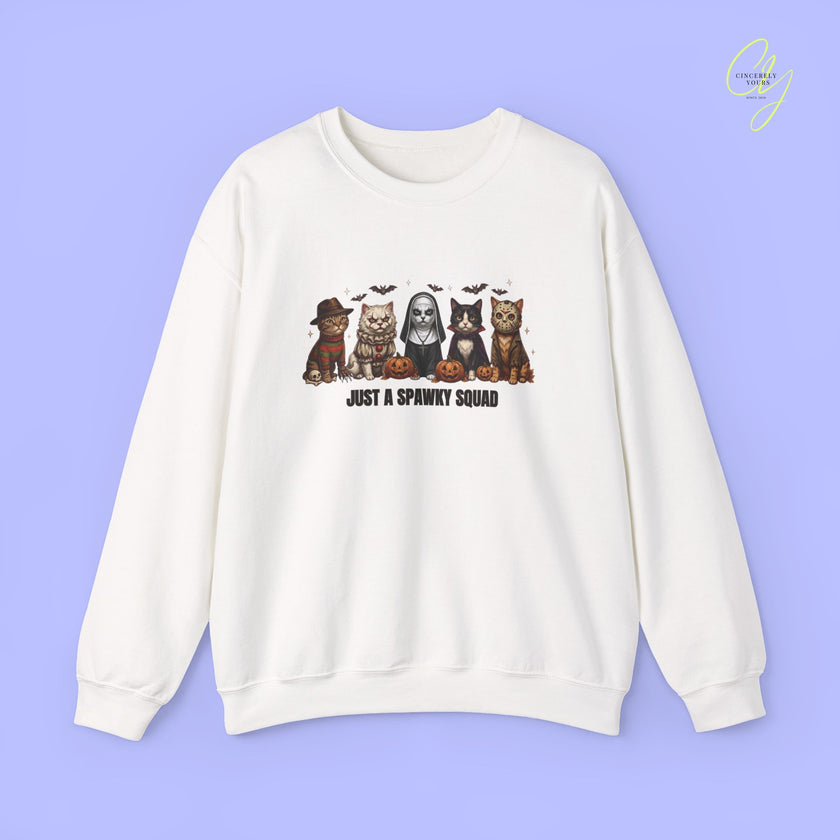 Cat Sweatshirt | Just a spooky squad