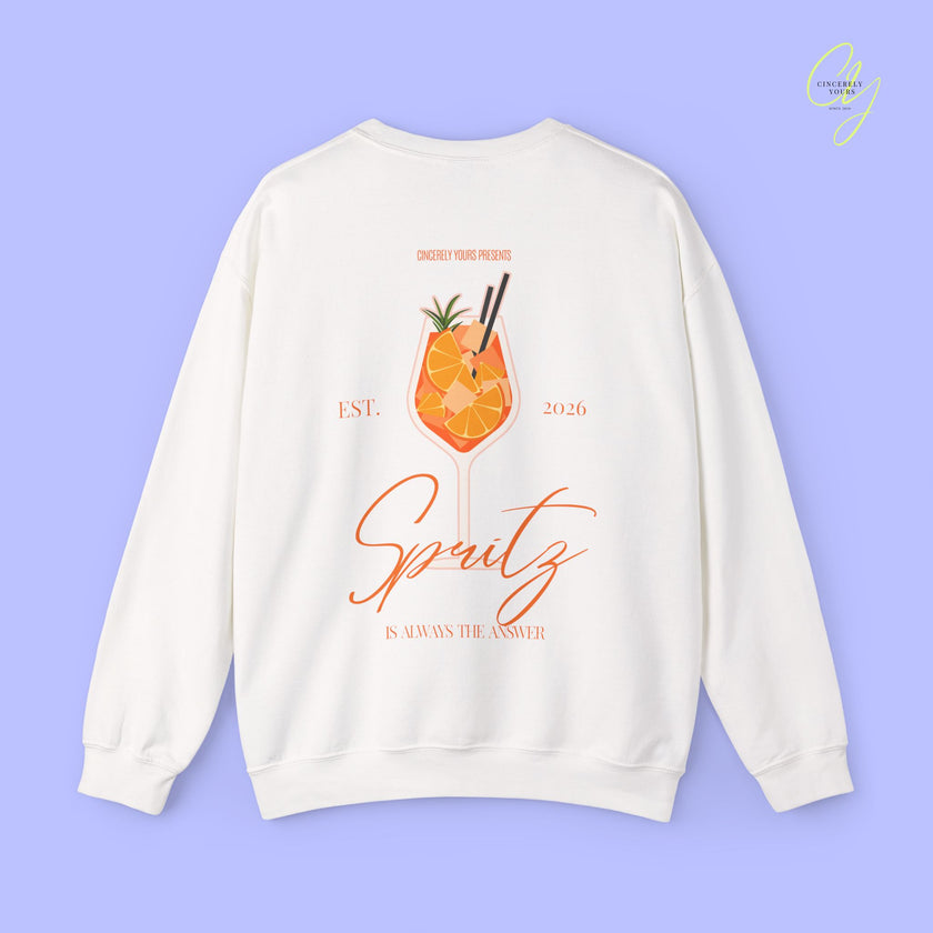 Party Sweatshirt | Spritz is Always the Answer