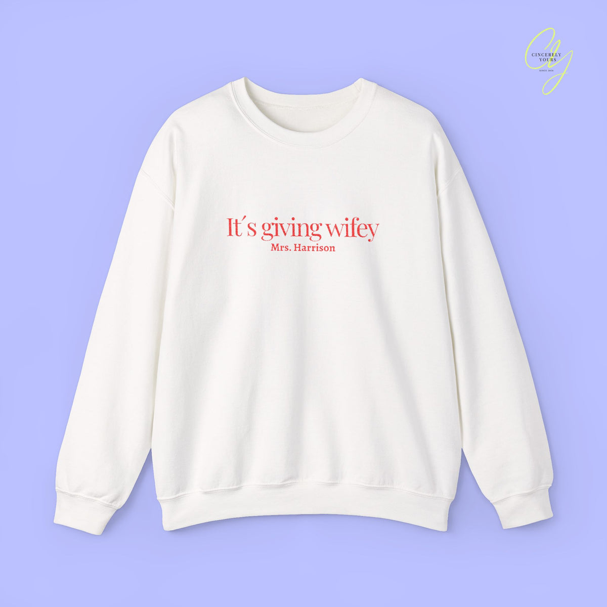 Bride Sweatshirt | EMBROIDERED It’s giving wifey