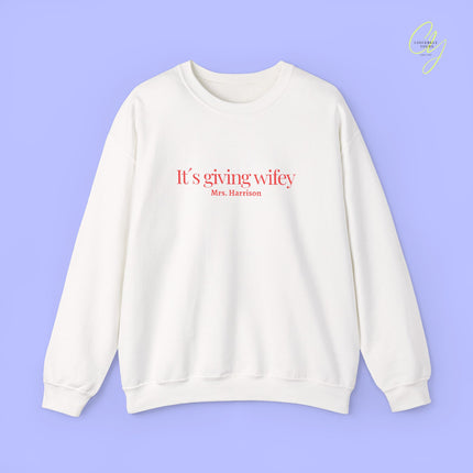 Bride Sweatshirt | BESTICKT Its giving wifey