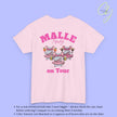 T-shirt Mallemaus Malle - T-shirt de fête Malle Maus on Tour Impression dos Chope de bière Spritz Espresso Martini (Personnalisable)