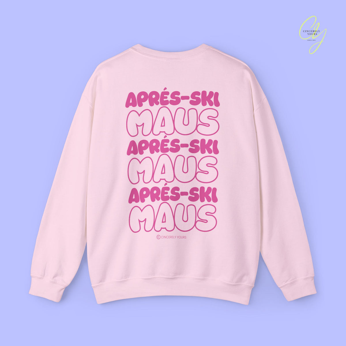 Party Sweater | Apres Ski Mouse Pink Bubble