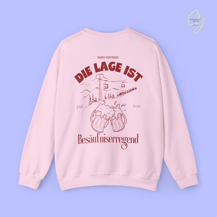 Party Sweater | Aprés Ski Die Lage ist besäufniserregend Vintage