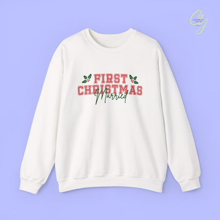 Bride Sweatshirt | First Christmas married