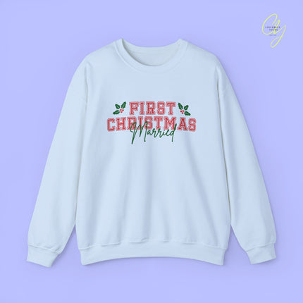 Bride Sweatshirt | First Christmas married