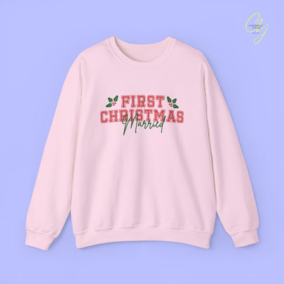 Bride Sweatshirt | First Christmas married