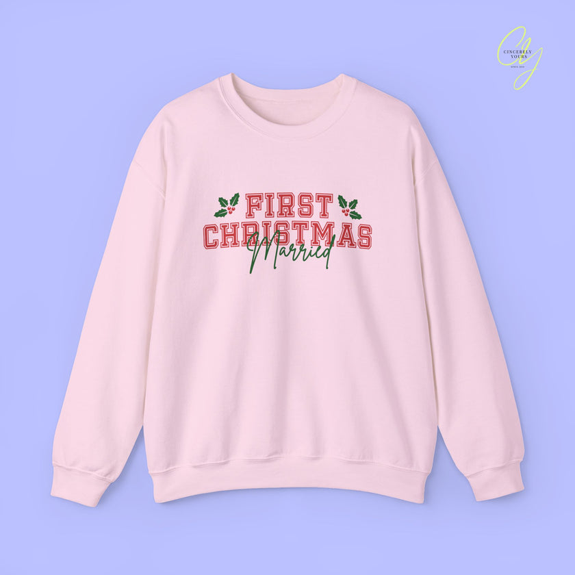Bride Sweatshirt | First Christmas married