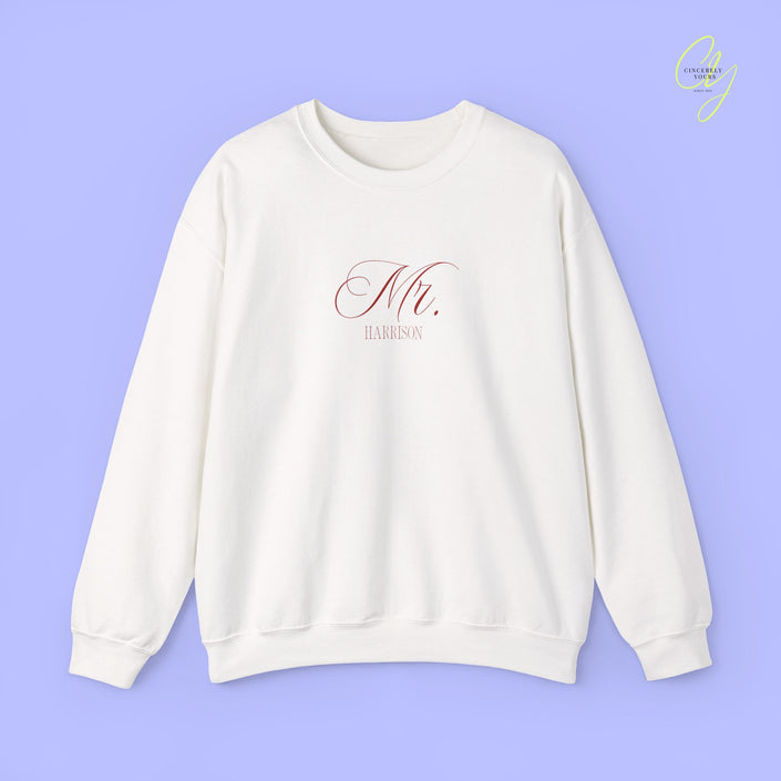 Bride Sweatshirt | Mr and Mrs