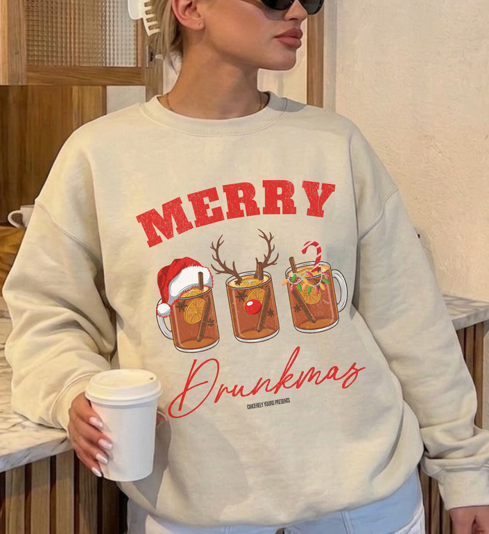 mulled wine christmas sweater, funny merry drunkmas jumper, gluhwein drinking crew merch, grunge ugly christmas apparel, girls trip matching clothes, festive alcohol lover outfit, retro holiday cocktail party, cute winter cabin trip merch, funny unisex holiday sweater, drunkmas party drinking squad, christmas market outfit top, reindeer santa hat wine glass, matching couple christmas top