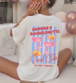 custom bachelorette shirt italian european summer shirt bride squat lemon doodle style