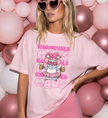 karnevals maus t-shirt damen, pink bubble font shirt damen, fasching crewshirt frauen top, faschingskostuem ersatz shirt, altweiber fastnacht shirt top, trinken maus karneval t-shirt, maedels trip fasching t-shirt, lustiges karneval damen shirt, faschingsoutfit damen t-shirt, gruppenkostuem karneval shirt, koelner karneval damen outfit, woiberfasnacht damen t-shirt, karneval girls trip t-shirt