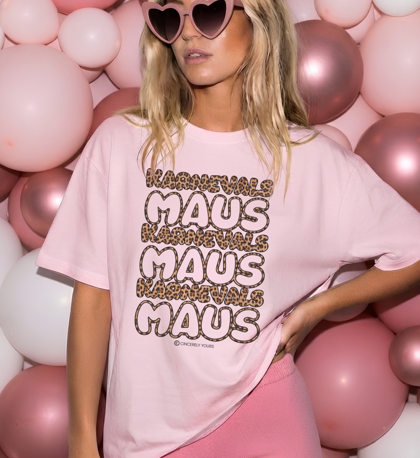 karnevals maus t-shirt damen, leo print fasching t-shirt top, fasching crewshirt damen top, fasching kostuem ersatz shirt, altweiber fastnacht outfit top, maedels trip fasching t-shirt, karneval party damen t-shirt, bier karneval party shrt top, faschingskostuem damen shirt, gruppenkostuem karneval shirt, koelner karneval damen outfit, woiberfasnacht damen t-shirt, karneval girls trip t-shirt