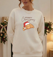 Christmas Sweatshirt | Merry Croissmas