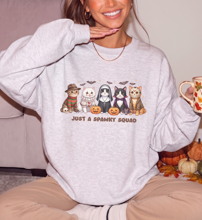 Cat Sweatshirt | Just a spunky squad