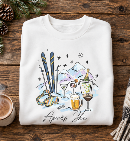 Apres Ski Sweatshirt | Cocktail Mountains