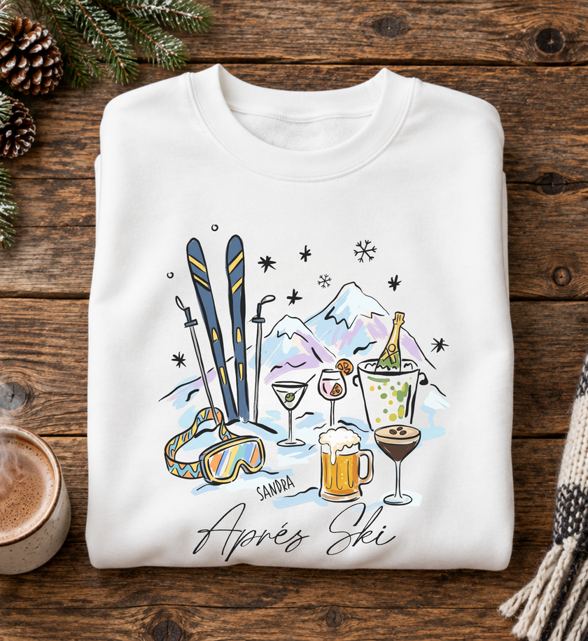 Apres Ski Sweatshirt | Cocktail Mountains