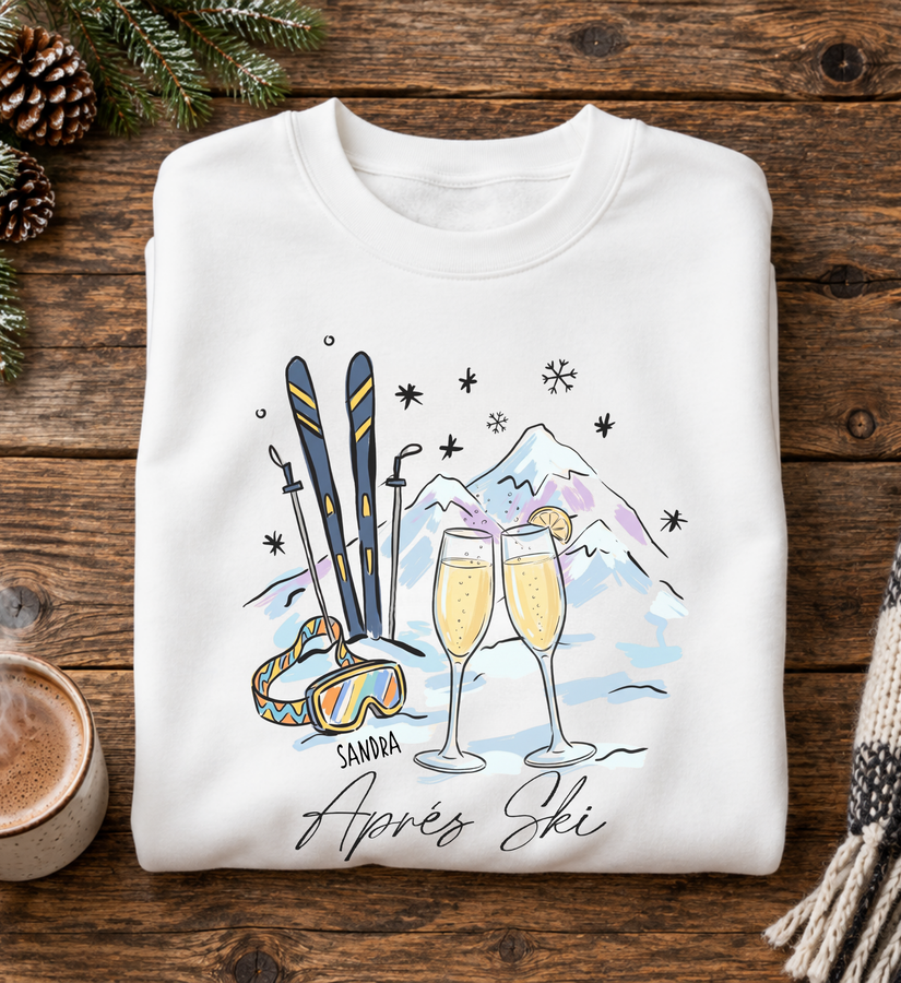 Apres Ski Sweatshirt | Prosecco Mountains