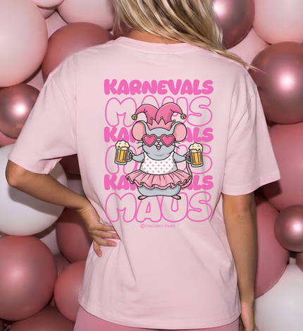 karnevalsmaus t-shirt damen, personalisierbares crewshirt, fasching kostuem ersatz shirt, altweiber fastnacht outfit top, bier trinken maus t-shirt top, maedels trip fasching t-shirt, karneval party damen t-shirt, saufi saufi apres club shirt, faschingskostuem damen shirt, gruppenkostuem karneval shirt, koelner karneval damen outfit, woiberfasnacht damen t-shirt, karneval girls trip t-shirt