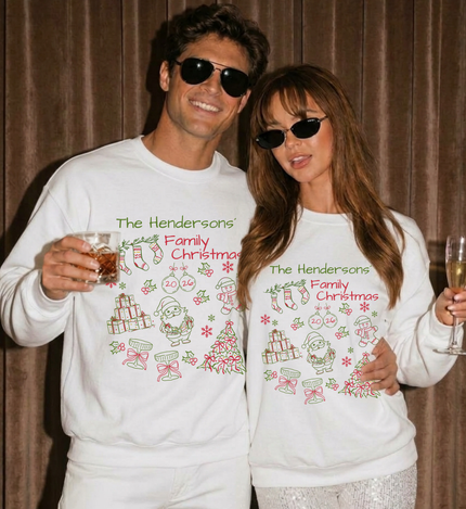 ugly christmas sweater family, custom family christmas shirt, matching couples xmas sweater, personalized christmas gifts, family holiday outfit top, matching family xmas sweater, cute christmas doodle sweater, personalized family christmas, christmas matching crewnecks, custom last name xmas sweater, festive family holiday shirts, matching christmas jumpers, personalized holiday sweater