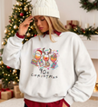 90s christmas sweater jumper, custom 90s christmas pullover, personalized vintage xmas top, custom printed holiday jumper, personalized retro christmas, custom matching couple xmas, personalized party crewneck, custom 90s nostalgia sweater, personalized christmas top, custom xmas party crewneck, aesthetic personalized sweater, custom retro holiday crewneck, personalized christmas gift