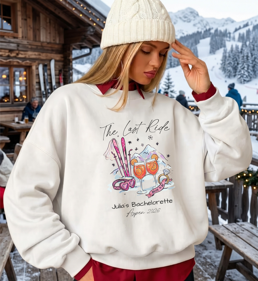 cute personalized bride gift, stylish personalized snow wear, cozy personalized ski items, matching personalized trip gift, retro personalized snow wear, chic personalized event gift, unique personalized snow gear, trendy personalized hen wear, warm personalized pullovers, aesthetic personalized apparel, custom personalized bachelorette, comfy personalized snow gift, modern personalized party wear