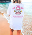 Ein pinkes Mallemaus Shirt getragen als perfektes Party Outfit für den nächsten Mallorca Urlaub oder Junggesellinnenabschied von der Marke Cincerely Yours.