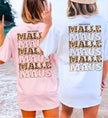Zwei Frauen von hinten am Strand im Cincerely Yours Mallemaus Shirt mit Leopard Backprint in den Farben Pink und Weiß.