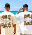 Die Rückansicht des Mallemaus Shirts zeigt die moderne Passform und den angenehmen Schnitt für Damen von der Marke Cincerely Yours für Partynächte.