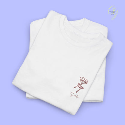 Coquette Bachelorette Party Tee — Custom Text The Bride Club Crew - Cincerely Yours