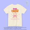 Coquette Bachelorette Party Tee — The Bride Crew cherry bow Champagne (Customizable) - Cincerely Yours