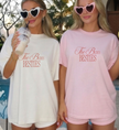 custom brides besties shirt, personalized bridesmaid tee, bachelorette party custom top, elegant bridesmaid proposal, getting ready bridal party, maid of honor personalized, the brides besties tshirt, custom name bridesmaid gift, old money bachelorette tee, chic bridal party clothing, oversized bridesmaid tshirt, retro typography bridal tee, classic getting ready outfit