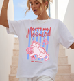 Personalized Getting Meowied Bachelorette Shirt, Custom Cat Mom Bride Tee, Euro Summer Cabana Stripe Bridal Top, Hand Drawn Feline Wedding Gift