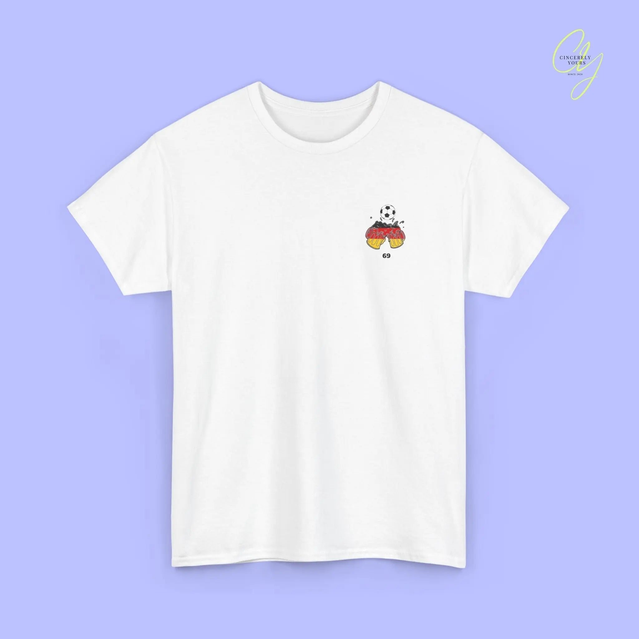 Malle Fussball Shirt — Deutschland Flagge Bierkrug (Personalisierbar) - Cincerely Yours