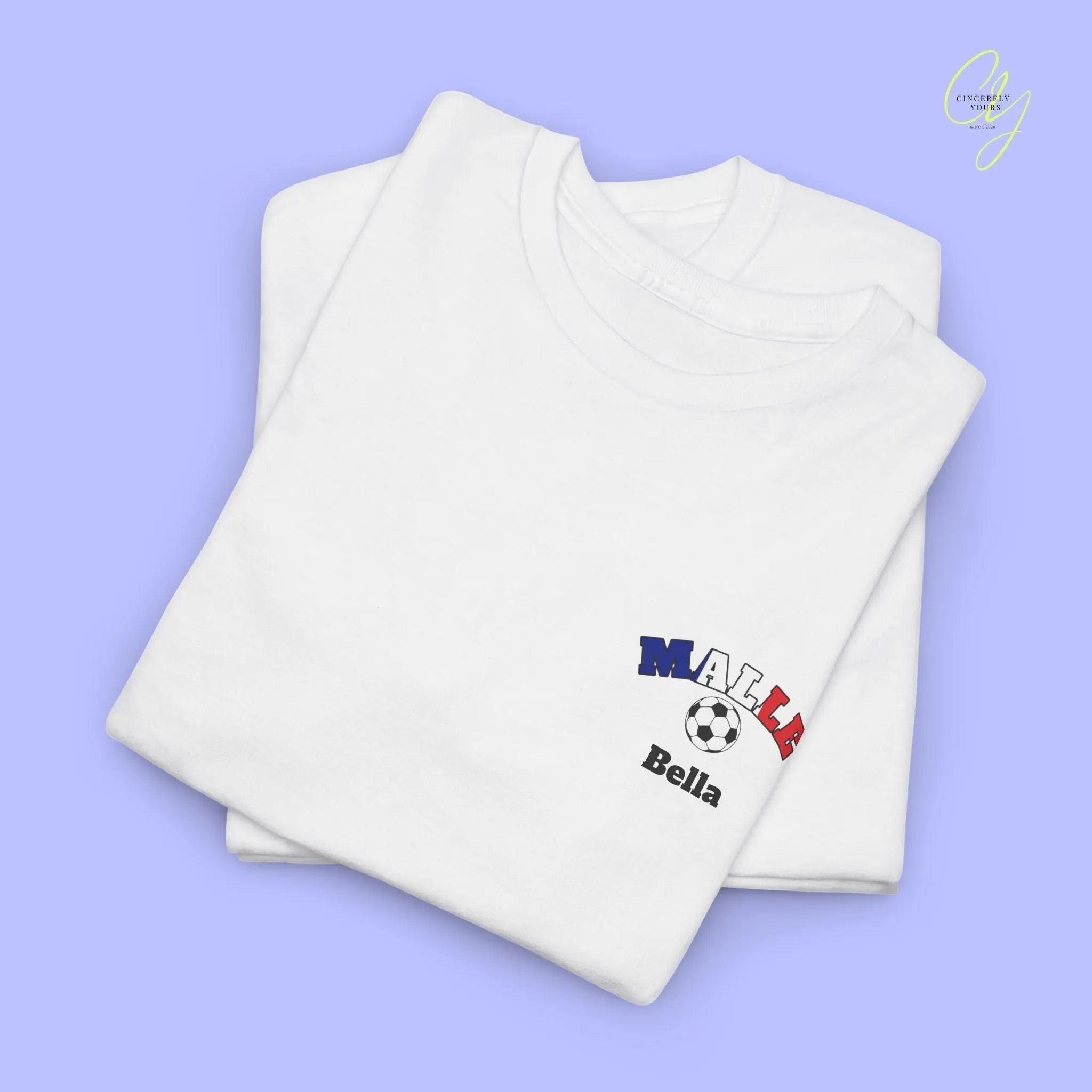 Malle Fussball Shirt — Frankreich Flagge Bierkrug (Personalisierbar) - Cincerely Yours