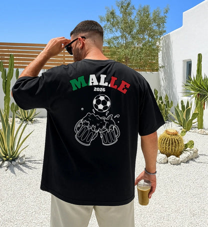 Malle Fussball Shirt — Italien Flagge Bierkrug (Personalisierbar) - Cincerely Yours