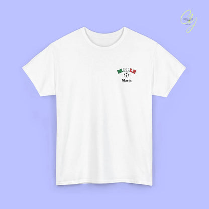 Malle Fussball Shirt — Italien Flagge Bierkrug (Personalisierbar) - Cincerely Yours