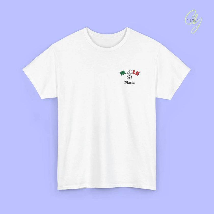 Malle Fussball Shirt — Italien Flagge Bierkrug (Personalisierbar) - Cincerely Yours