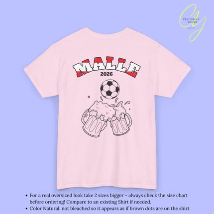 Malle Fussball Shirt — Österreich Flagge Bierkrug (Personalisierbar) - Cincerely Yours
