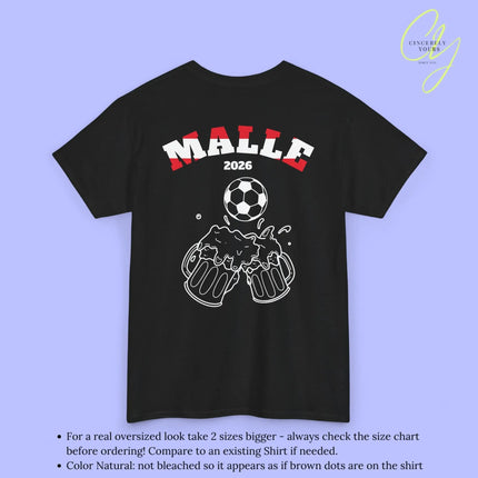 Malle Fussball Shirt — Österreich Flagge Bierkrug (Personalisierbar) - Cincerely Yours