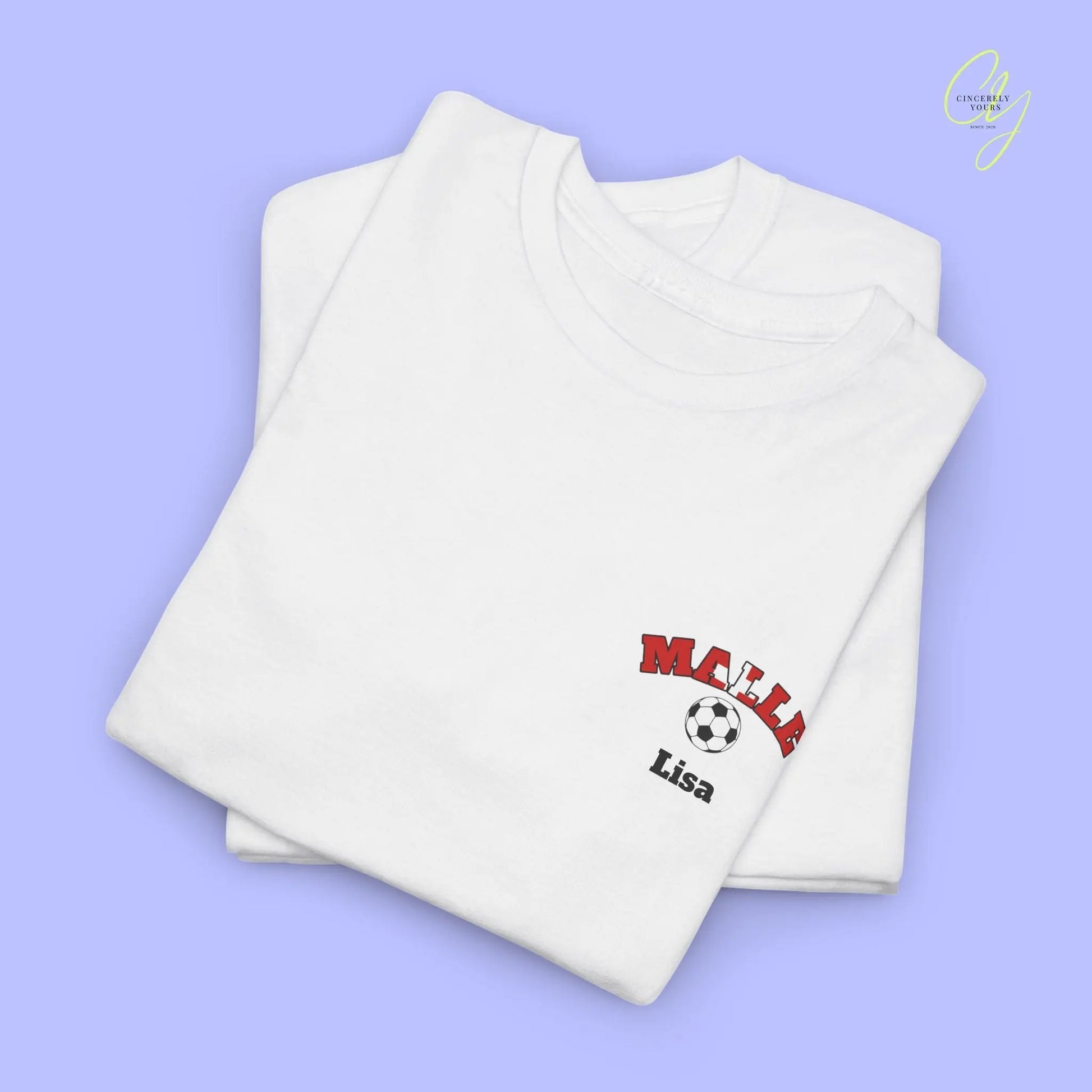 Malle Fussball Shirt — Schweiz Flagge Bierkrug (Personalisierbar) - Cincerely Yours