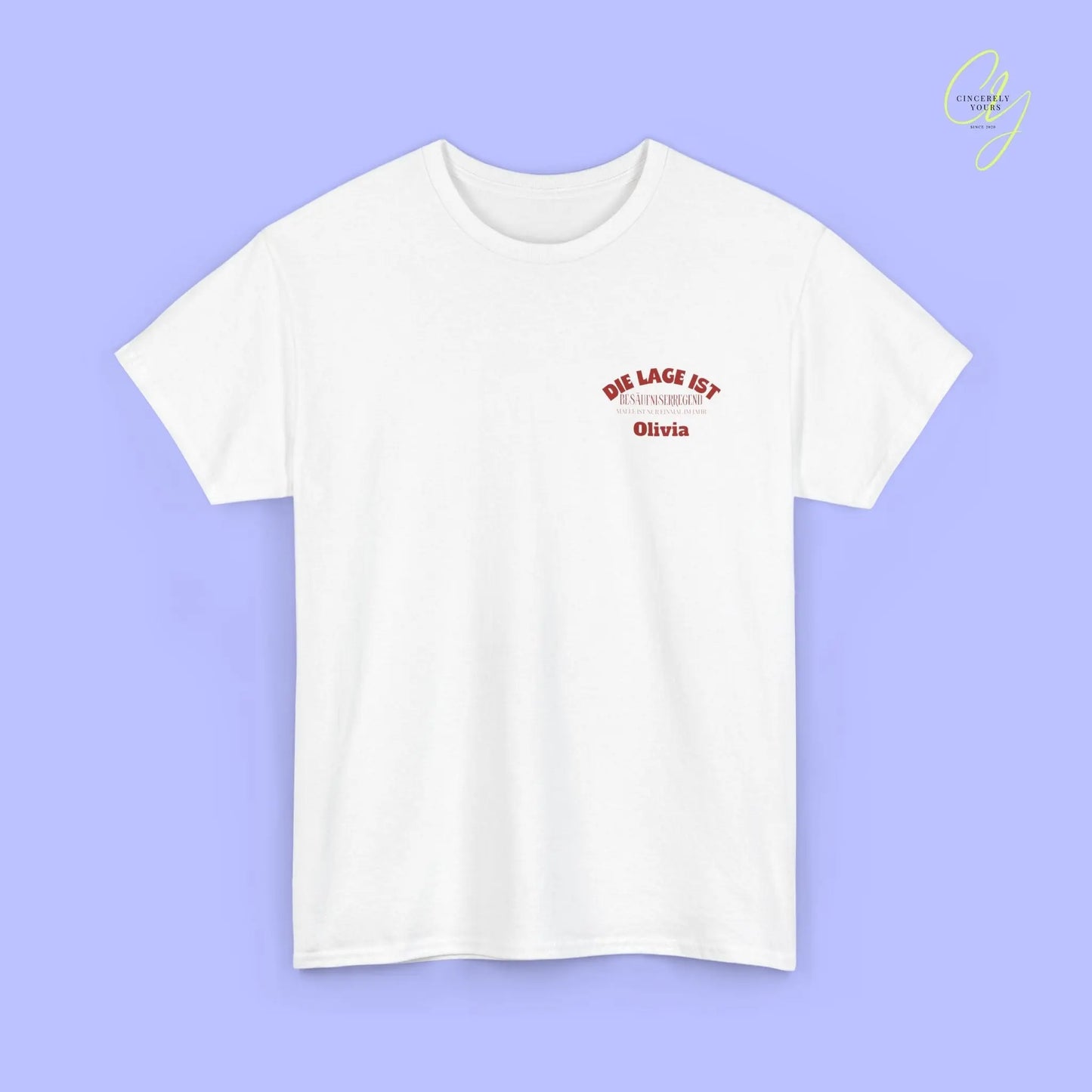 Malle Party Shirt — Die Lage ist besäufniserregend (Customizable) - Cincerely Yours