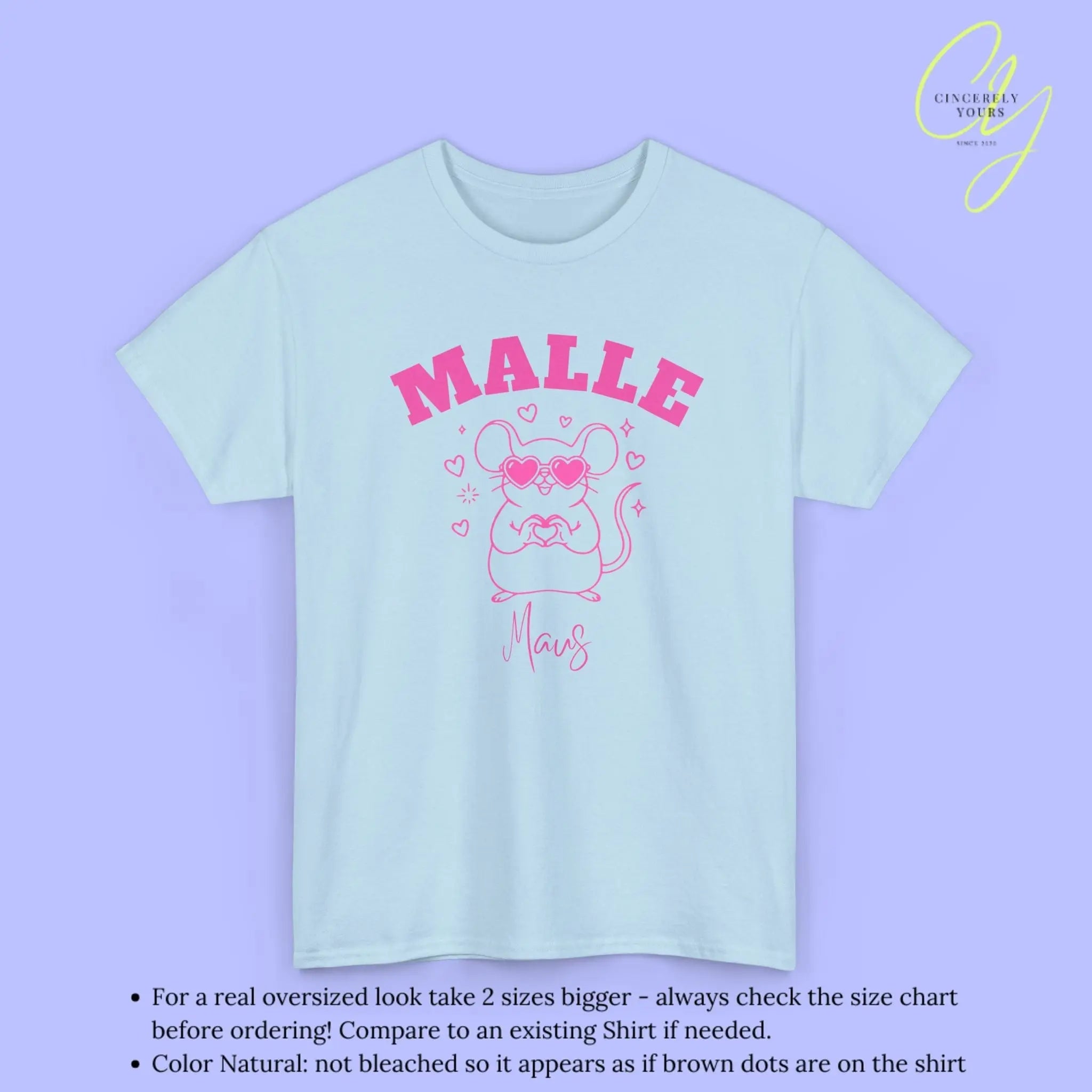 Malle Party Shirt — Malle Liebe Party Maus Herz - Cincerely Yours