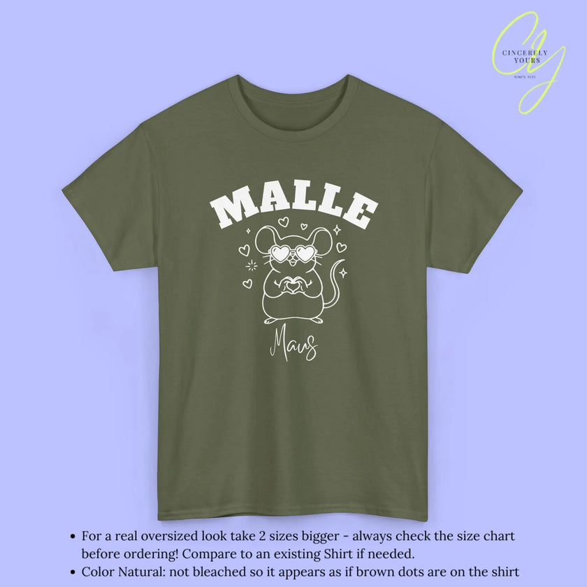 Malle Party Shirt — Malle Liebe Party Maus Herz - Cincerely Yours